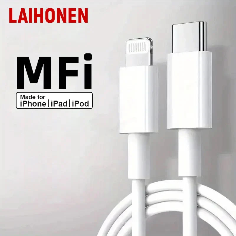 MFi-Certified USB-C to Lightning Fast Charging Cable for iPhone