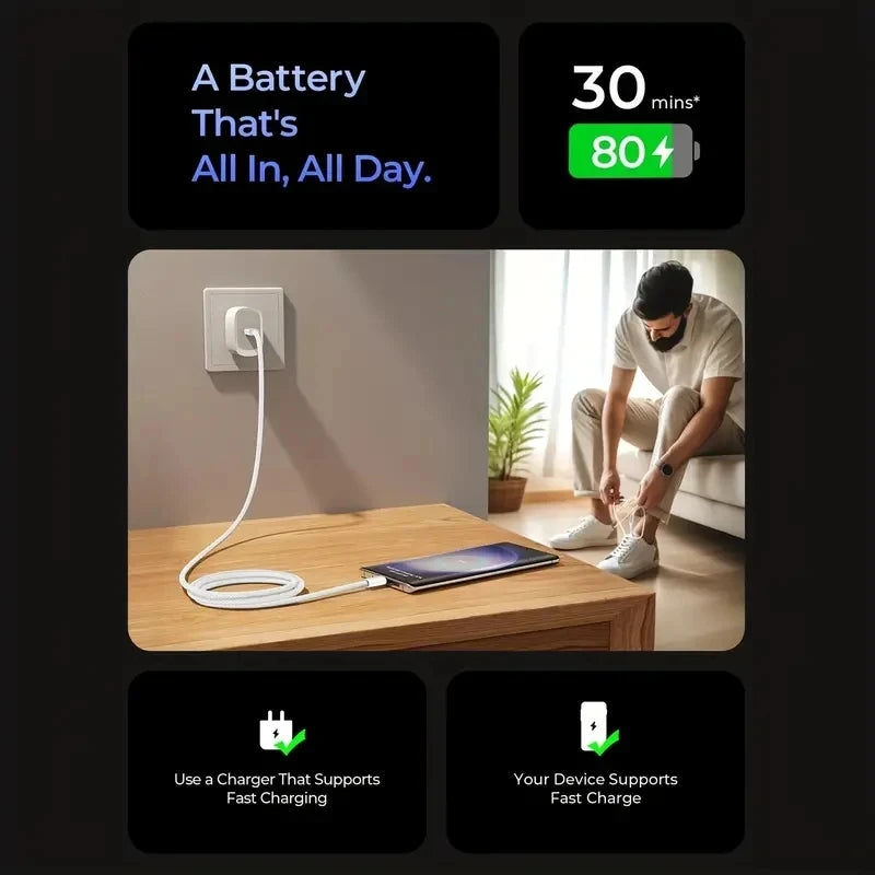 60W USB-C PD Fast Charger – Type-C