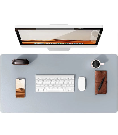Large Leather Desk Pad – Non-Slip PU Office Mat for Laptop & Workspace