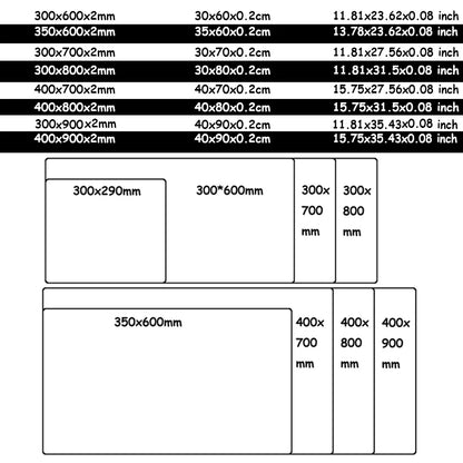 Pokémon XXL Mouse Pad –  Large Anime Gaming & Office Desk Mat