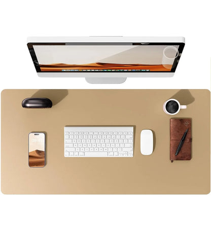 Large Leather Desk Pad – Non-Slip PU Office Mat for Laptop & Workspace