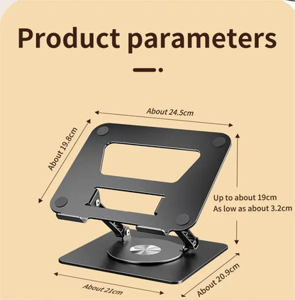 Aluminum Alloy Foldable Laptop & Tablet Stand