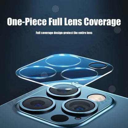 Camera Lens Protector – Full Cover Tempered Glass for iPhone Cameras