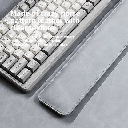 PU Leather Desk Pad Set – Waterproof Non-Slip Mouse Pad with Keyboard & Wrist Rest