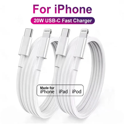 MFi-Certified USB-C to Lightning Fast Charging Cable for iPhone