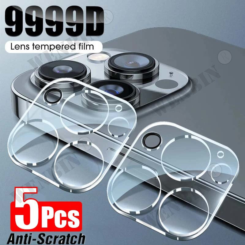 Camera Lens Protector – Full Cover Tempered Glass for iPhone Cameras