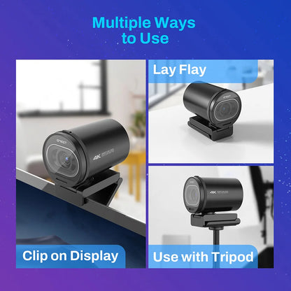 EMEET S600 4K Streaming Webcam – Ultra HD Video for Creators & Professionals