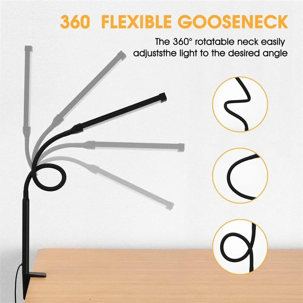 Flexible LED Office Desk Lamp
