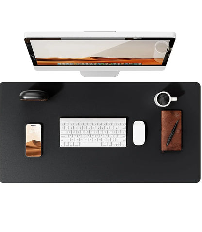 Large Leather Desk Pad – Non-Slip PU Office Mat for Laptop & Workspace