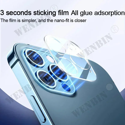 Camera Lens Protector – Full Cover Tempered Glass for iPhone Cameras