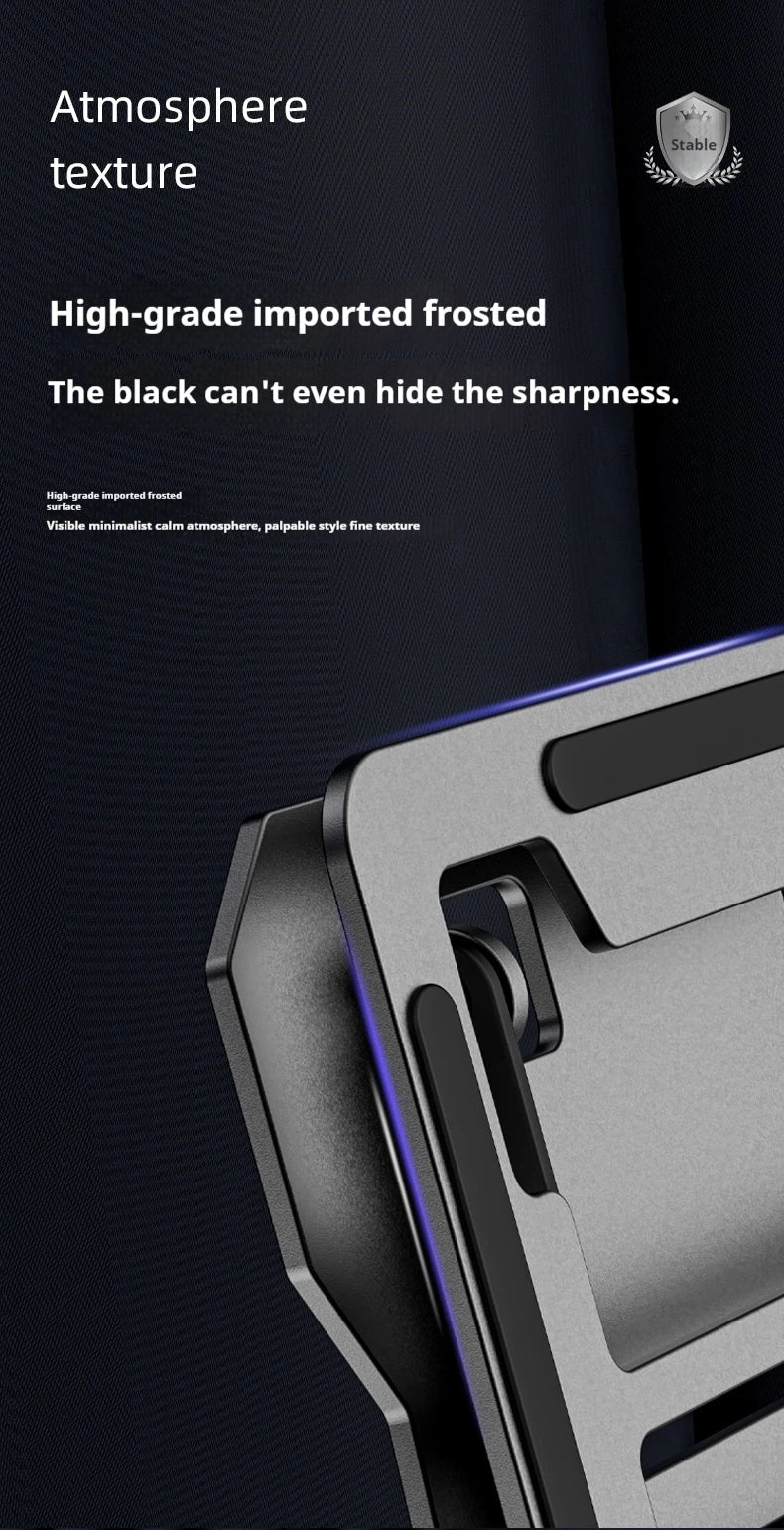 Universal Laptop Holder Portable Laptop Tablet Stand Anti-Slip Adjustable Metal Bracket Stable Riser Notebook Holder for Macbook
