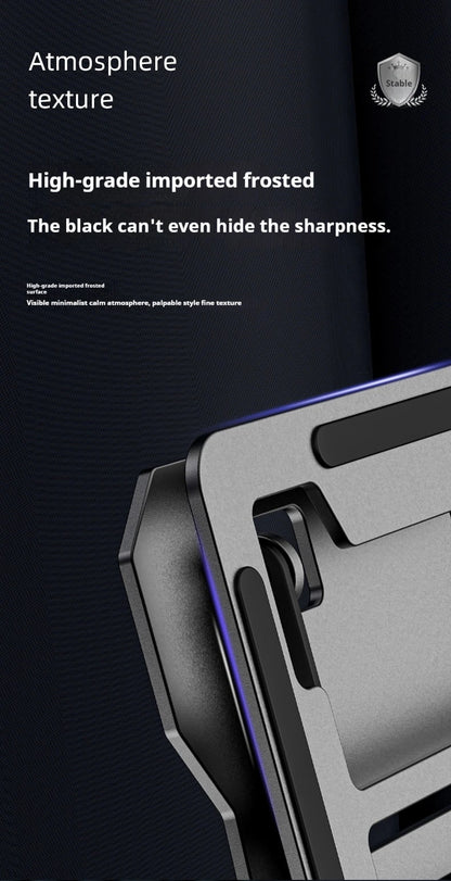 Universal Laptop Holder Portable Laptop Tablet Stand Anti-Slip Adjustable Metal Bracket Stable Riser Notebook Holder for Macbook