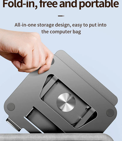 Aluminum Alloy Foldable Laptop & Tablet Stand