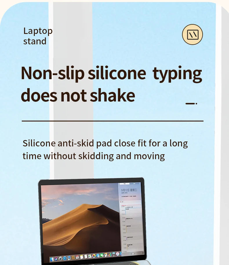 LS652 Aluminum Alloy Foldable Laptop & Tablet Stand