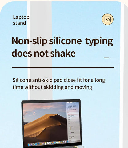 Aluminum Alloy Foldable Laptop & Tablet Stand