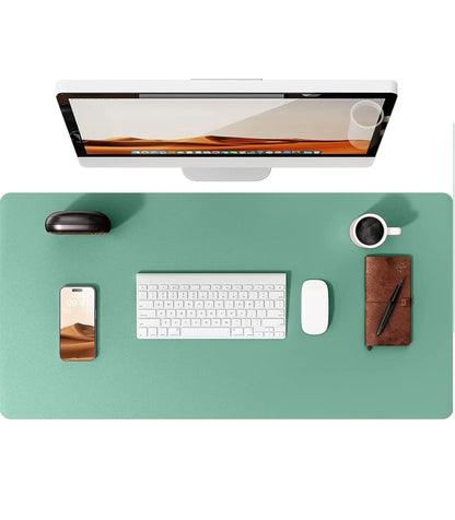 Large Leather Desk Pad – Non-Slip PU Office Mat for Laptop & Workspace