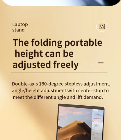 Aluminum Alloy Foldable Laptop & Tablet Stand