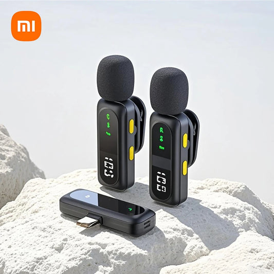 Xiaomi Wireless Lavalier Microphone – Portable Noise-Reduction Type-C Mic for iPhone 15 and 16, Android & PC