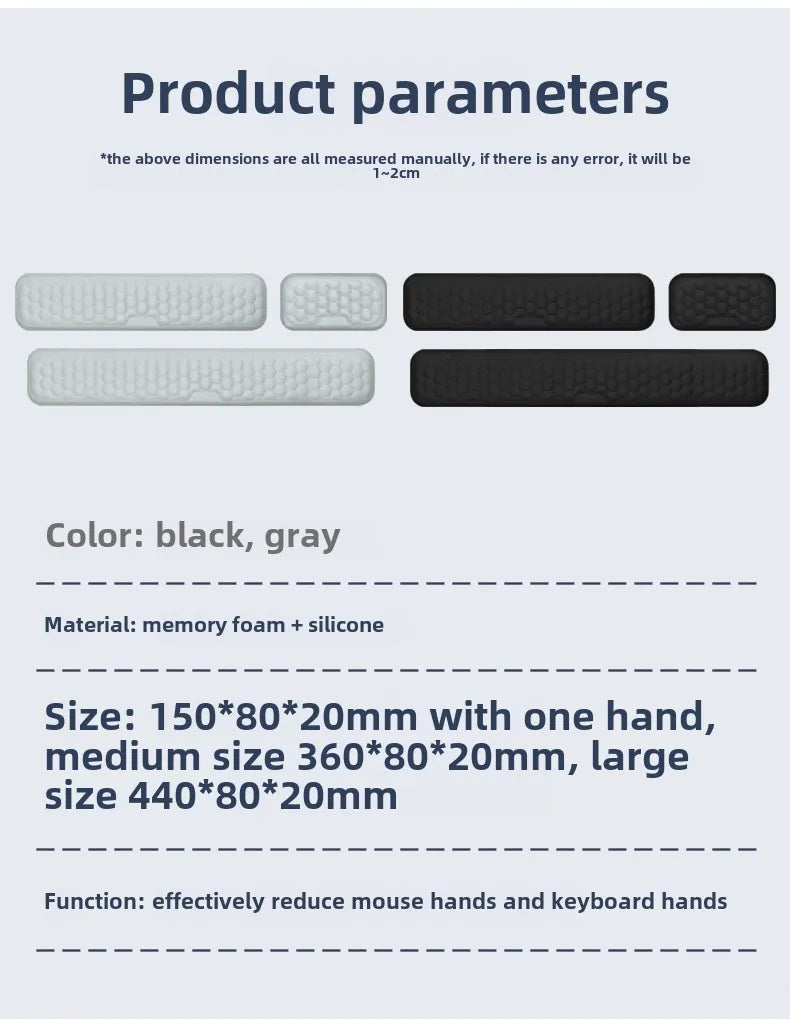 Wrist Rest Pad for Keyboard and Mouse