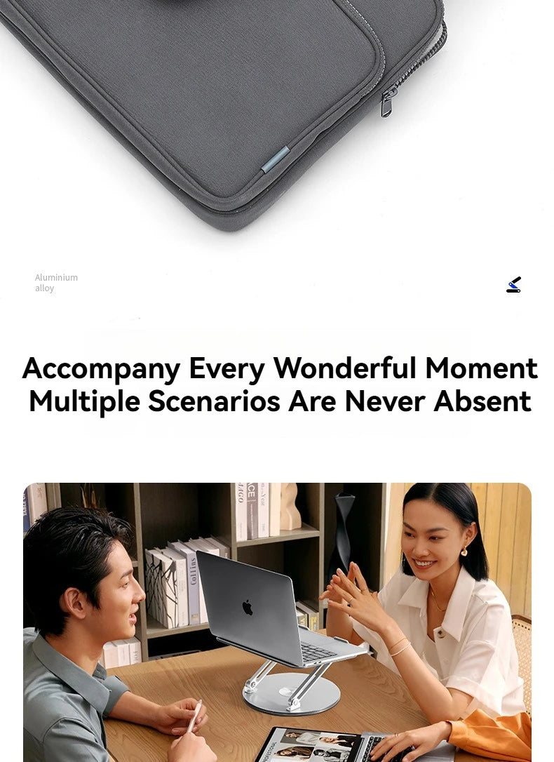 Premium 360° Rotating Aluminium Laptop Stand