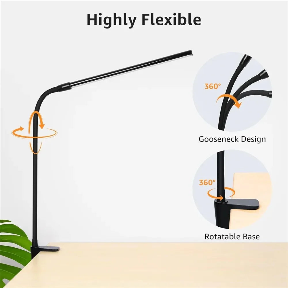 Flexible LED Office Desk Lamp