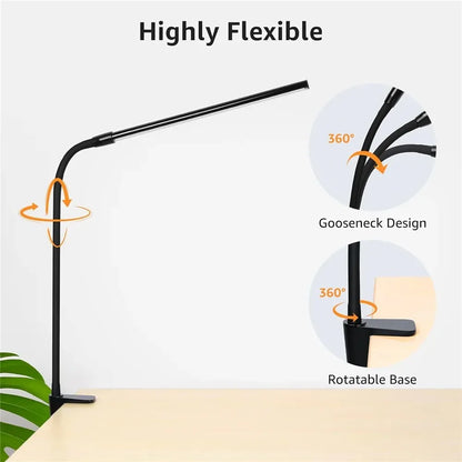 Flexible LED Office Desk Lamp