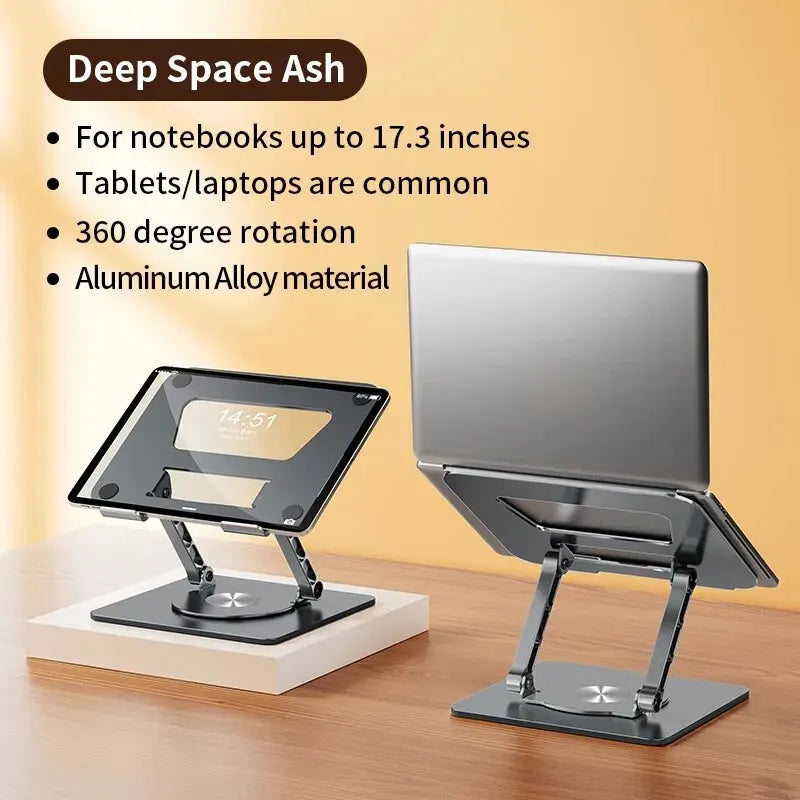 LS652 Aluminum Alloy Foldable Laptop & Tablet Stand