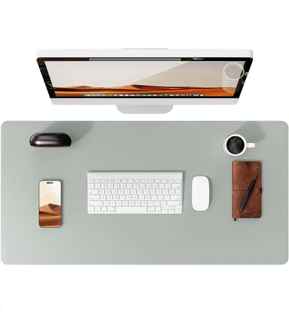 Large Leather Desk Pad – Non-Slip PU Office Mat for Laptop & Workspace