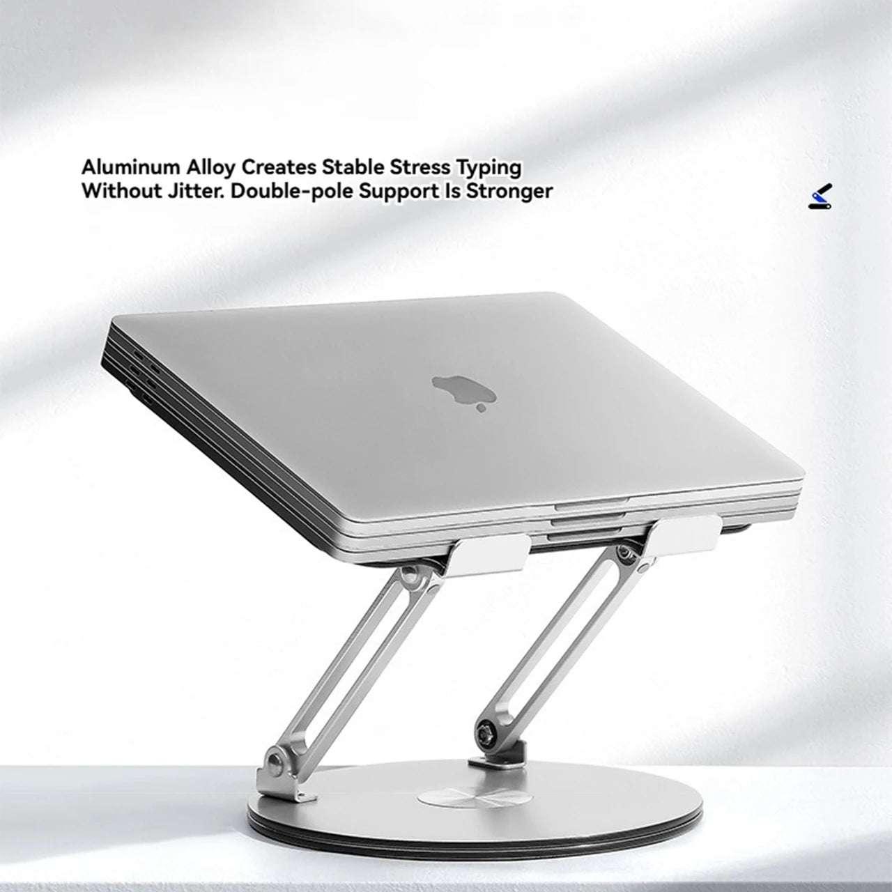 Premium 360° Rotating Aluminium Laptop Stand