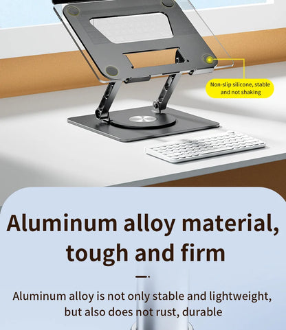 Aluminum Alloy Foldable Laptop & Tablet Stand
