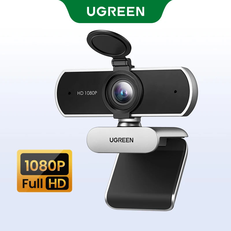 UGREEN 4K FHD Webcam – 8MP, Autofocus & Dual AI Mics