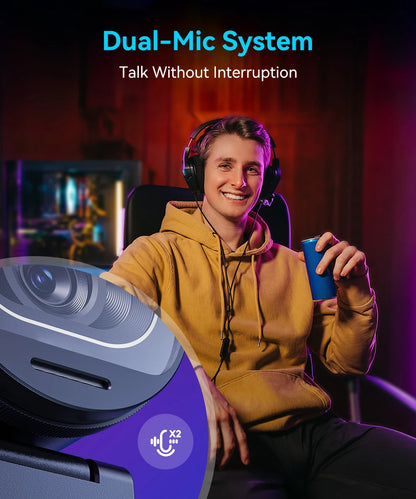 EMEET S600 4K Streaming Webcam – Ultra HD Video for Creators & Professionals