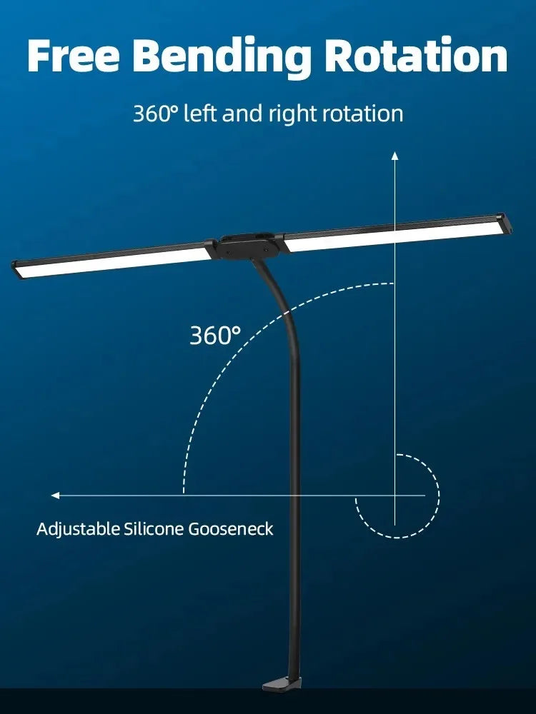 Flexible LED Office Desk Lamp