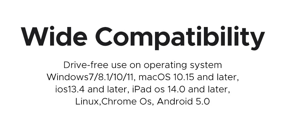 UGREEN 2.4G Wireless Keyboard – 104 Keys, Ultra-Slim, US Layout