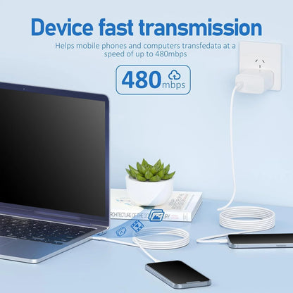 MFi-Certified USB-C to Lightning Fast Charging Cable for iPhone