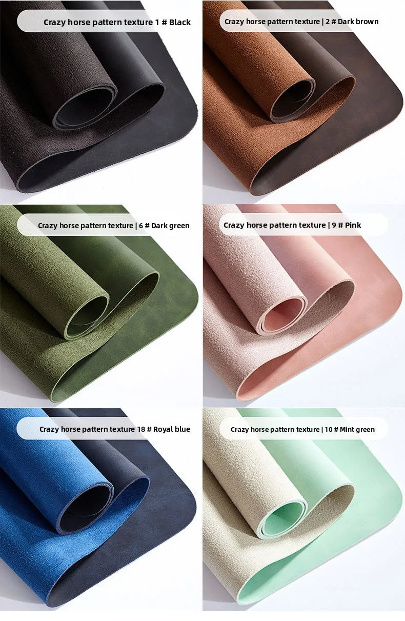 PU Leather Desk Pad Set – Waterproof Non-Slip Mouse Pad with Keyboard & Wrist Rest