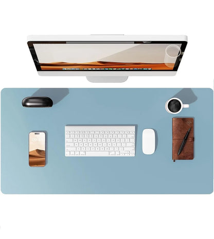 Large Leather Desk Pad – Non-Slip PU Office Mat for Laptop & Workspace