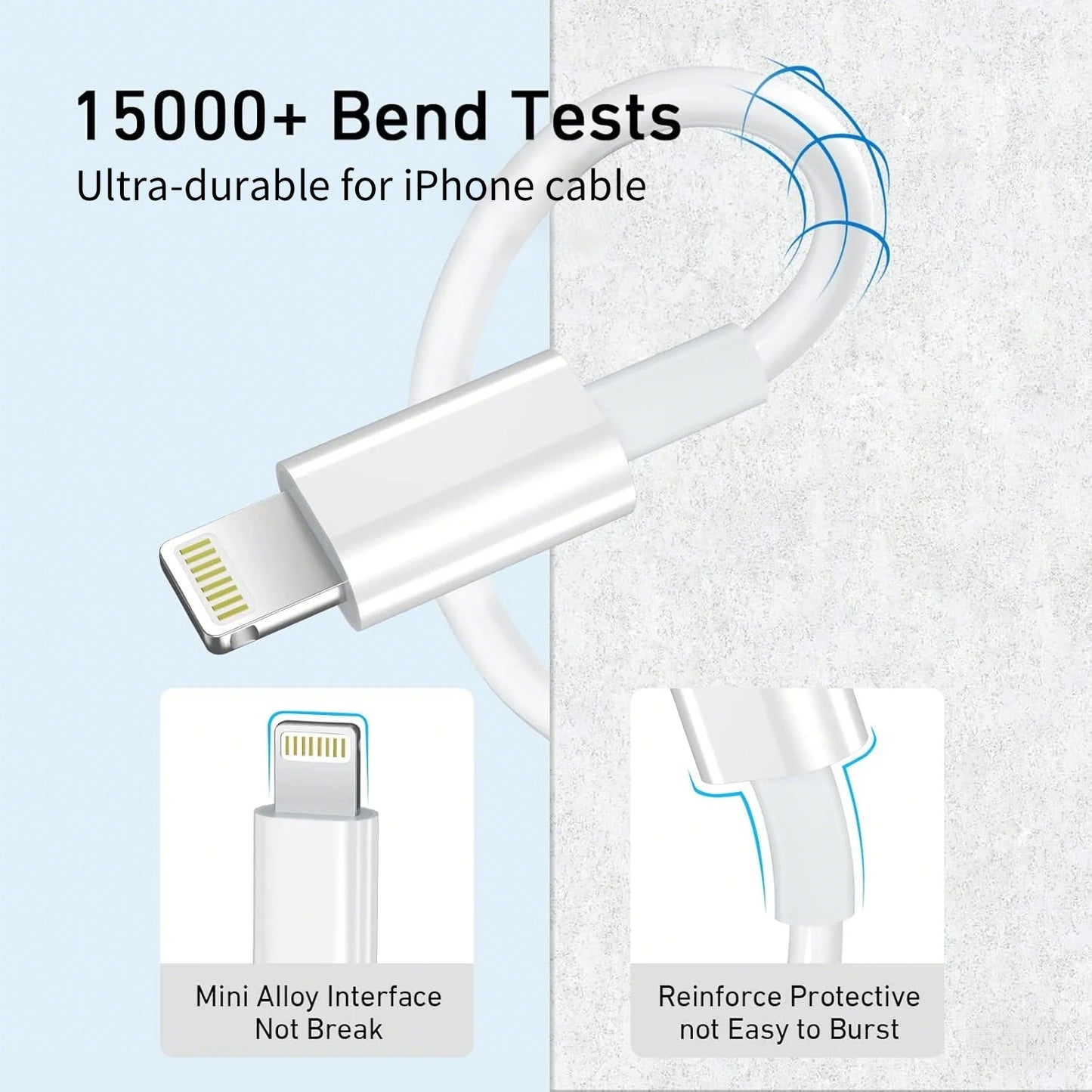 MFi-Certified USB-C to Lightning Fast Charging Cable for iPhone