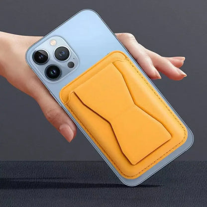 Anti-Theft Leather Card Holder – MagSafe Wallet Case for iPhone 12/13/14/15/16 Pro Max