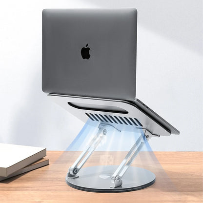 Premium 360° Rotating Aluminium Laptop Stand