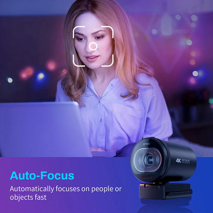 EMEET S600 4K Streaming Webcam – Ultra HD Video for Creators & Professionals