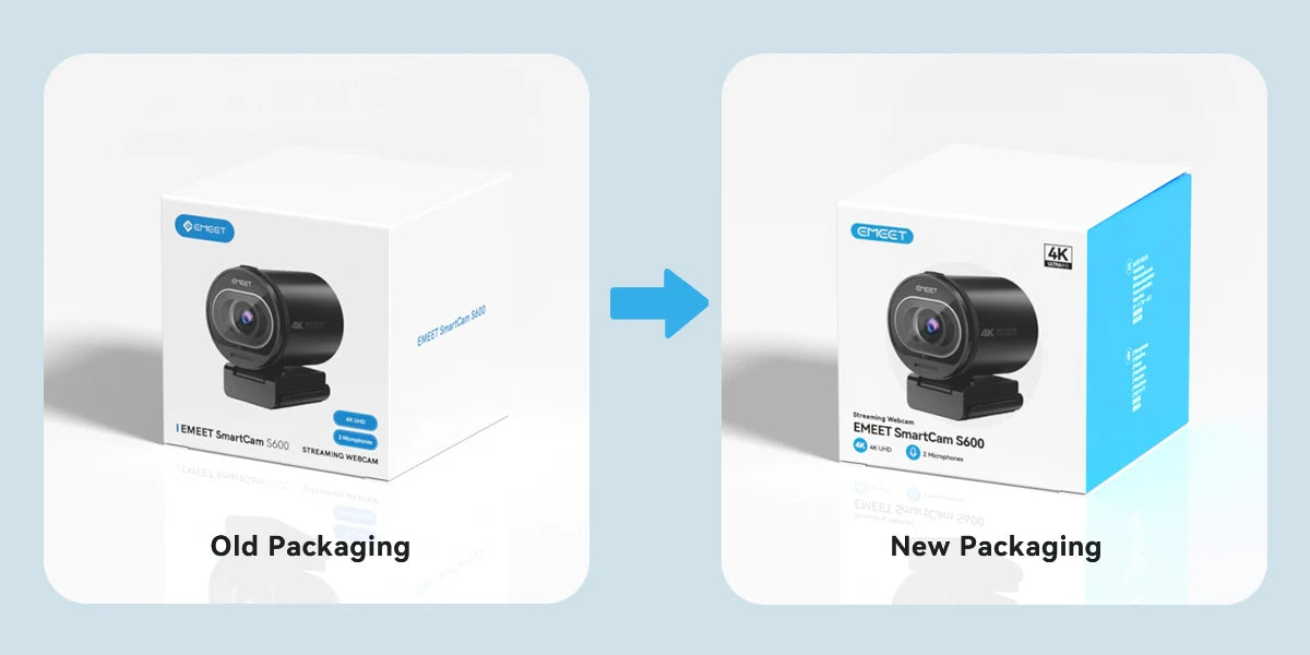 EMEET S600 4K Streaming Webcam – Ultra HD Video for Creators & Professionals