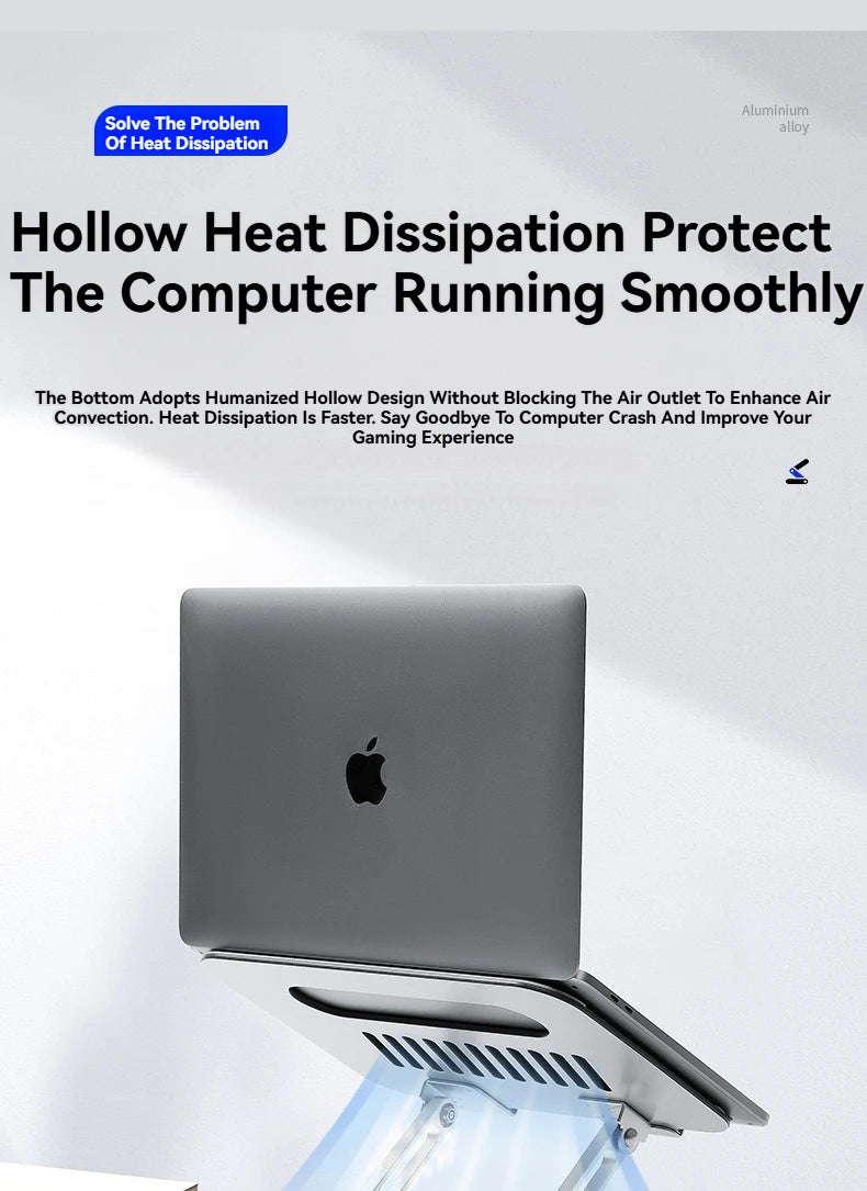 Premium 360° Rotating Aluminium Laptop Stand