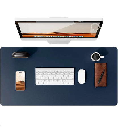 Large Leather Desk Pad – Non-Slip PU Office Mat for Laptop & Workspace
