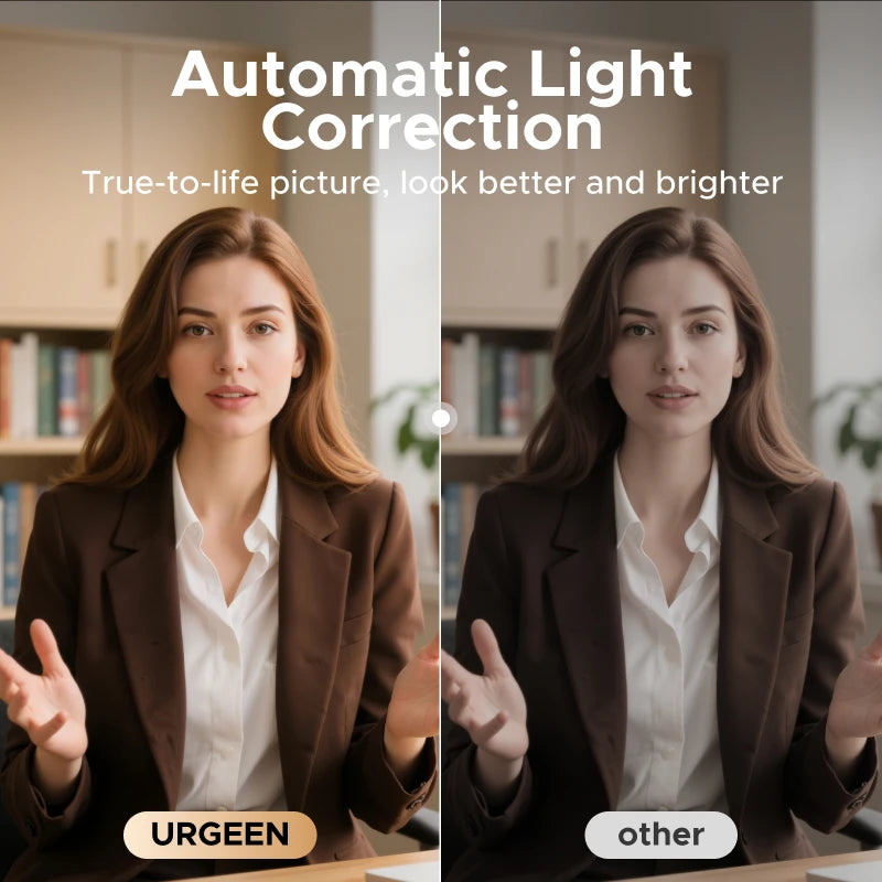 UGREEN 4K FHD Webcam – 8MP, Autofocus & Dual AI Mics