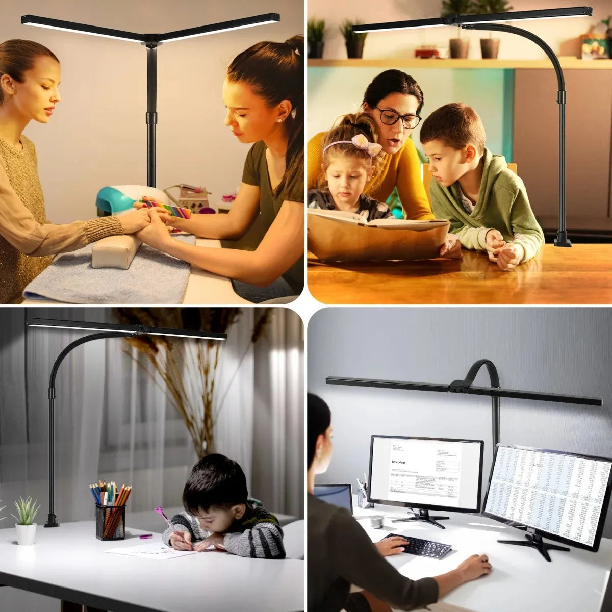 Flexible LED Office Desk Lamp