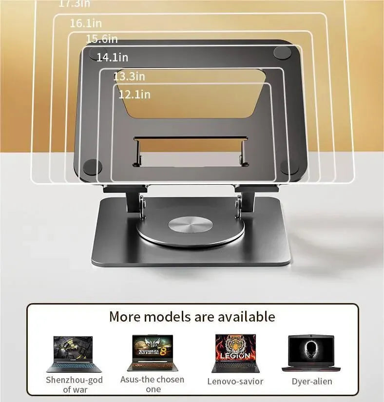 LS652 Aluminum Alloy Foldable Laptop & Tablet Stand