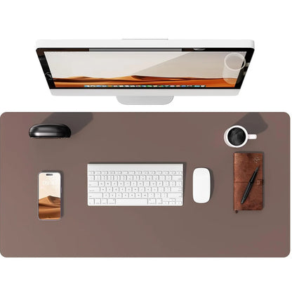 Large Leather Desk Pad – Non-Slip PU Office Mat for Laptop & Workspace