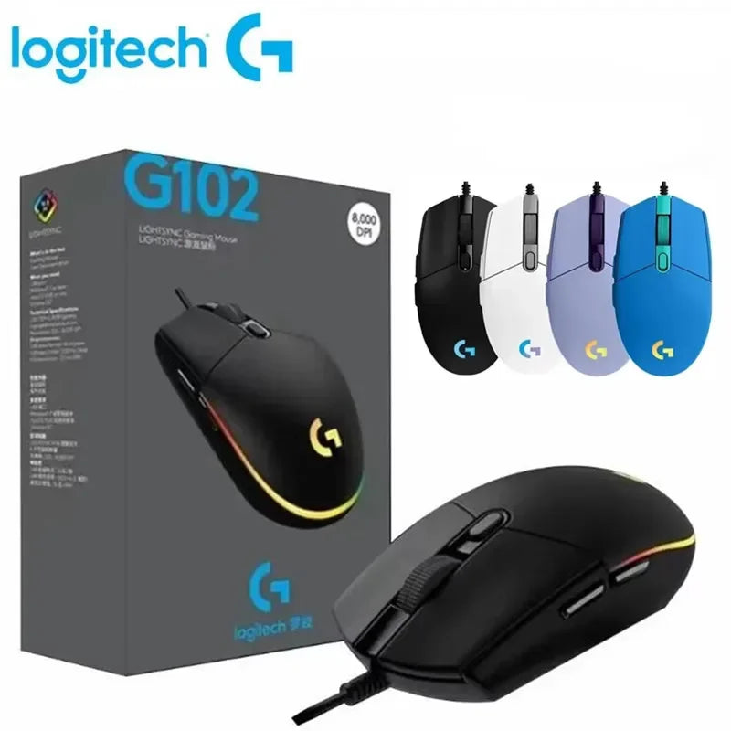 Logitech G102 RGB Wired Gaming Mouse 8000 DPI