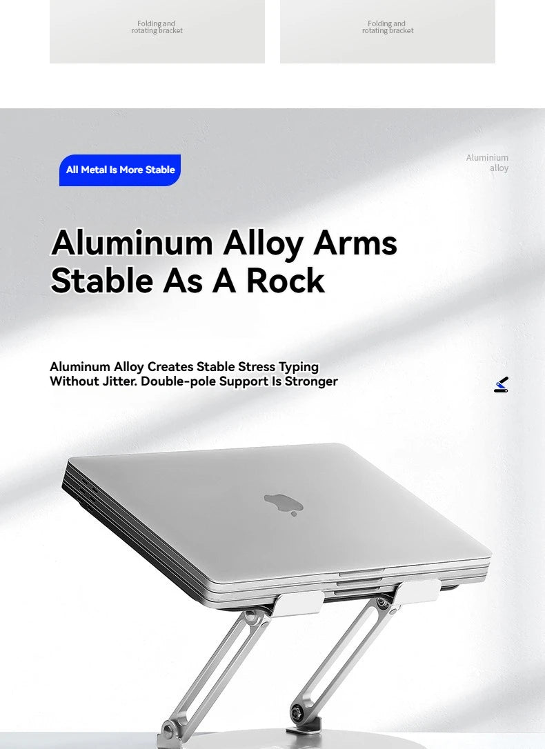 Premium 360° Rotating Aluminium Laptop Stand